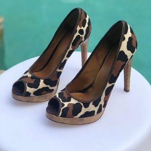 Michael Kors leopard print heels
